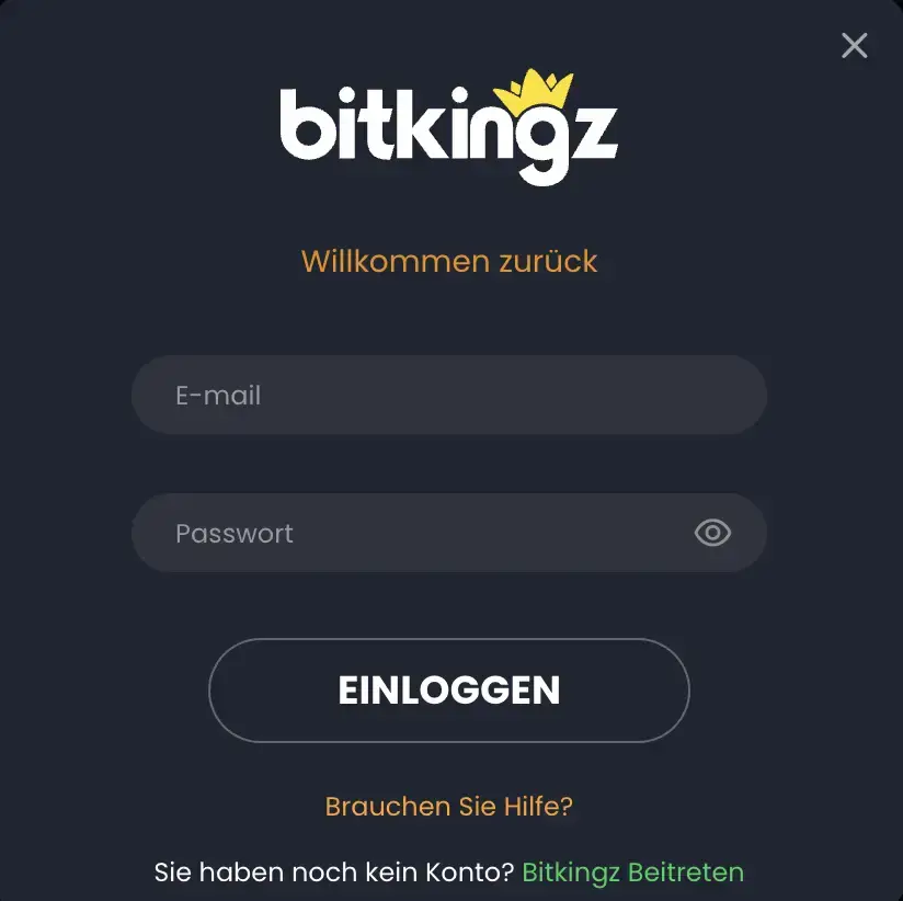 bitkingz casino login