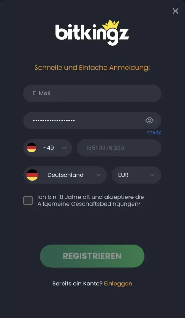 bitkingz login